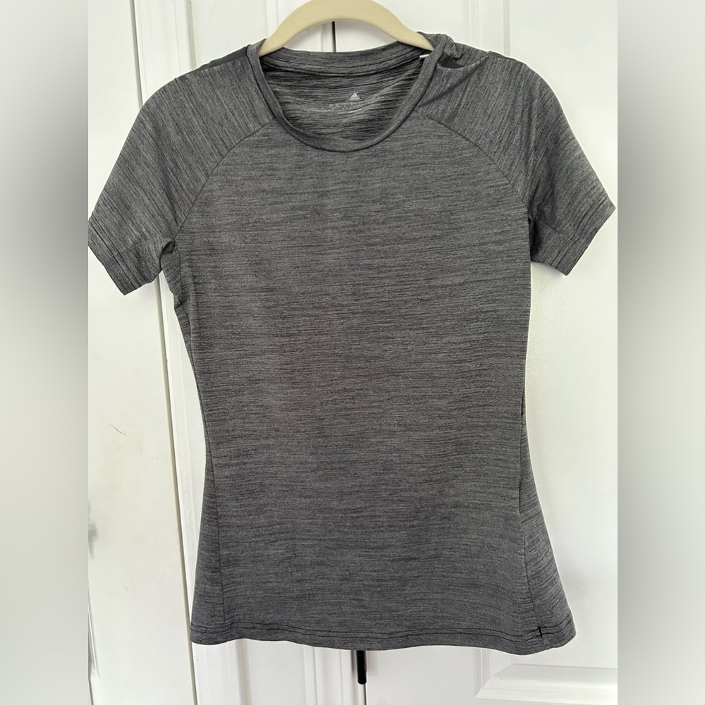 Adidas grey workout shirt